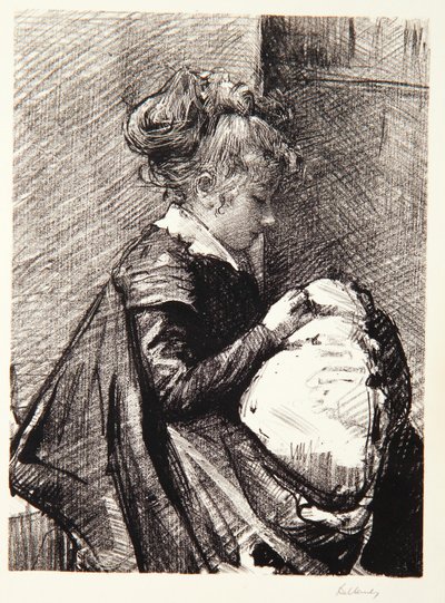 The Seamstress, 1901 by Albert de Belleroche